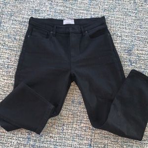 EVERLANE high waist straight leg ankle jeans